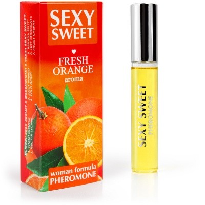 Парфюмированное средство для тела Sexy Sweet Fresh Orenge с феромонами 10 мл