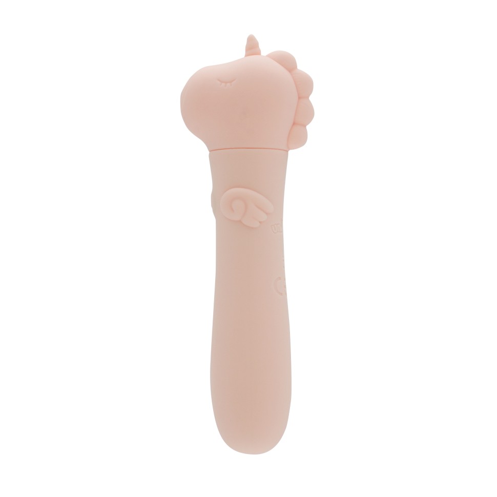 Вибропуля Unihorn USB - Heart Throb, светло-розовый