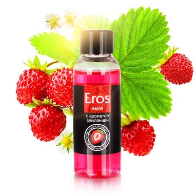 Масло массажное "Eros fantasy" земляника, 50мл