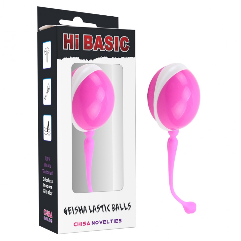 Шарик "Gelsha lastic balls" D 35 мм, цвет розовый