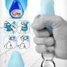 Яйцо-мастурбатор Gvibe Gegg Blue, 6.5х5 см.