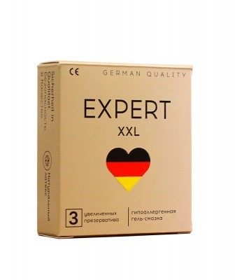Презервативы EXPERT XXL № 3 (увеличенного размера), 3 штуки