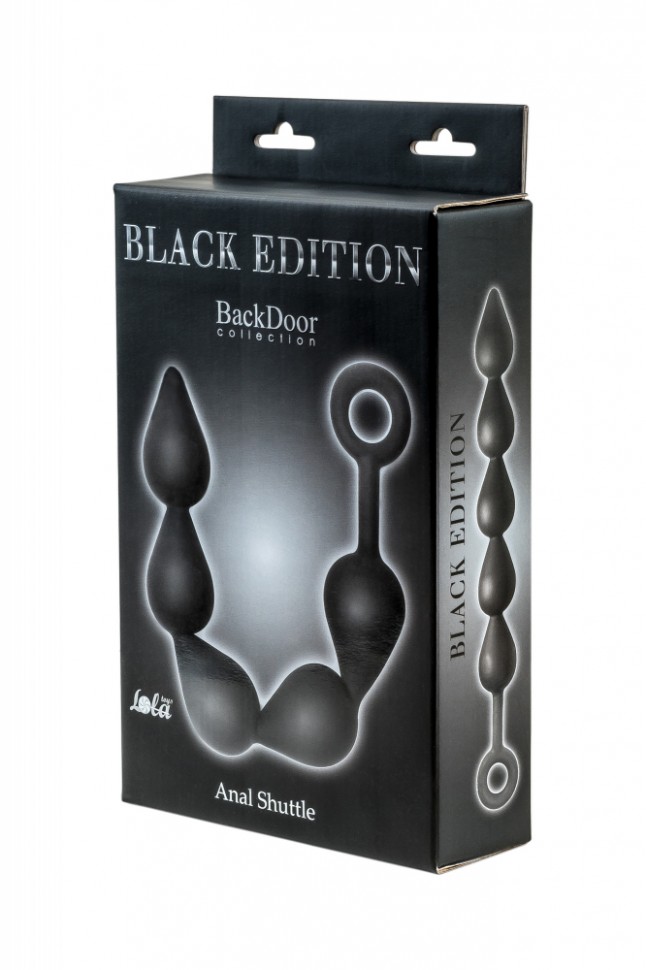 Анальная цепочка Black Edition Anal Shuttle Super Beads