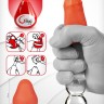 Яйцо-мастурбатор Gvibe Gegg Red, 6.5х5 см.