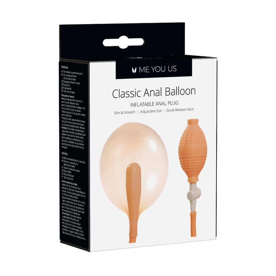 Анальная пробка из пвх с грушей Me You Us Classic Anal Balloon