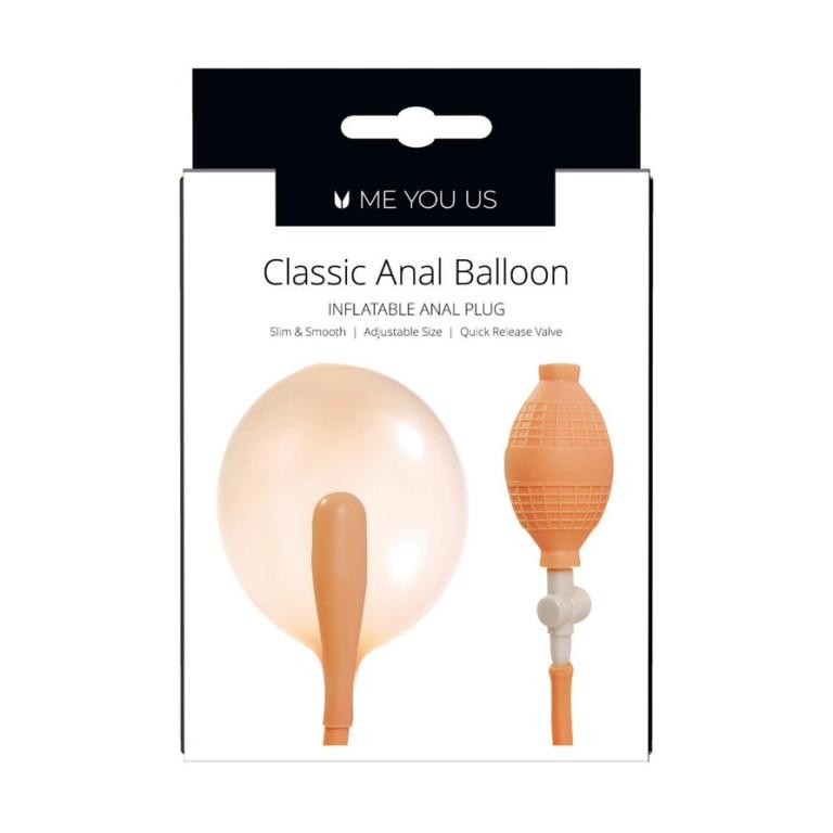 Анальная пробка из пвх с грушей Me You Us Classic Anal Balloon