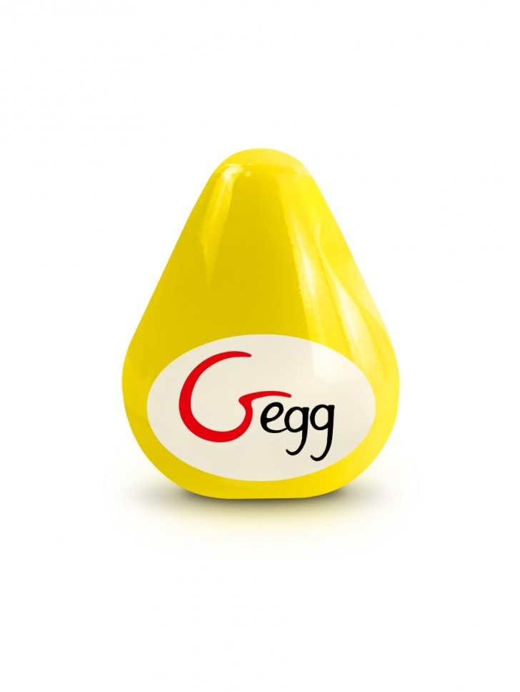 Яйцо-мастурбатор Gvibe Gegg Yellow, 6.5х5 см.