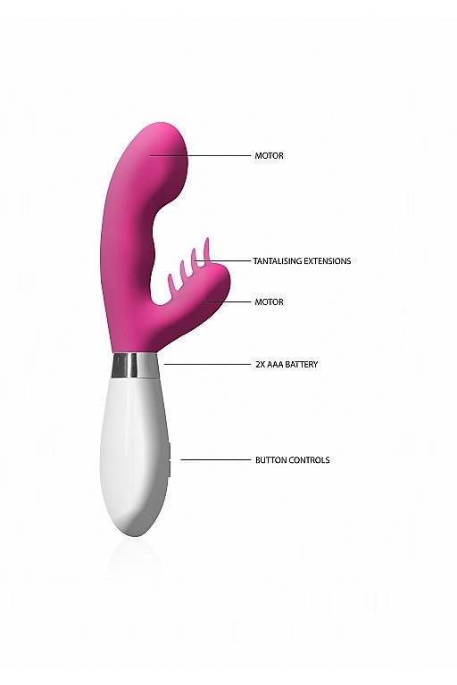 Вибратор кролик Ares розовый