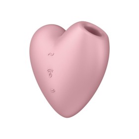 Вакуумно-клиторальный стимулятор Cutie Heart(light red)