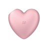 Вакуумно-клиторальный стимулятор Cutie Heart(light red)