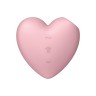 Вакуумно-клиторальный стимулятор Cutie Heart(light red)