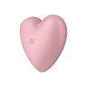 Вакуумно-клиторальный стимулятор Cutie Heart(light red)