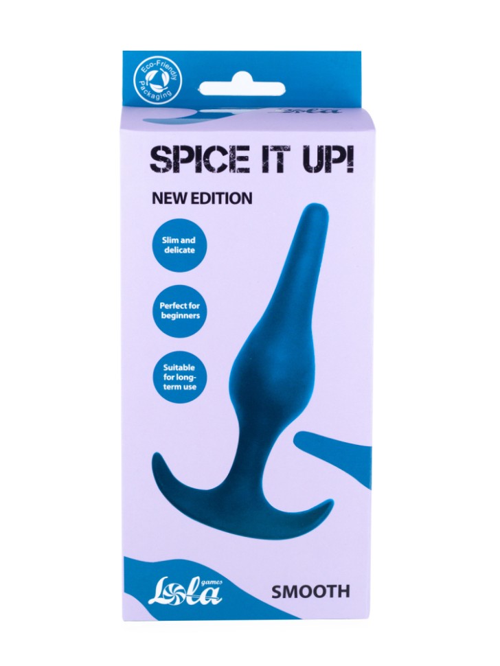 Анальная пробка Spice it up Smooth Aquamarine