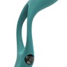 Эрекционное виброкольцо Pure Passion Stardust Green