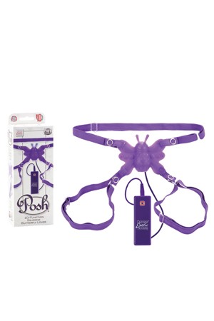 Стимулятор клитора на ремнях Posh BUTTERFLY LOVER с вибрацией фиолетовый (фиолетовый)