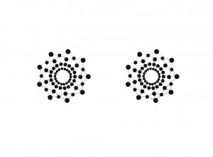 Наклейки на Грудь Burlesque Rowland Black