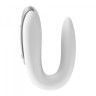 Парный вибратор Satisfyer Double Fun с возможностью управления через пульт и приложение (белый)
