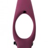Эрекционное виброкольцо Pure Passion Stardust Wine red