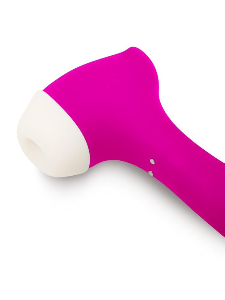 Мистер Факер Joy (розовый)- клиторальная сосалка с вибрацией, 18.9х8.5 см