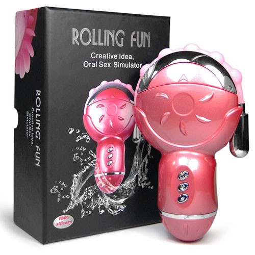Клиторальный стимулятор с анальным отростком Rolling Fun