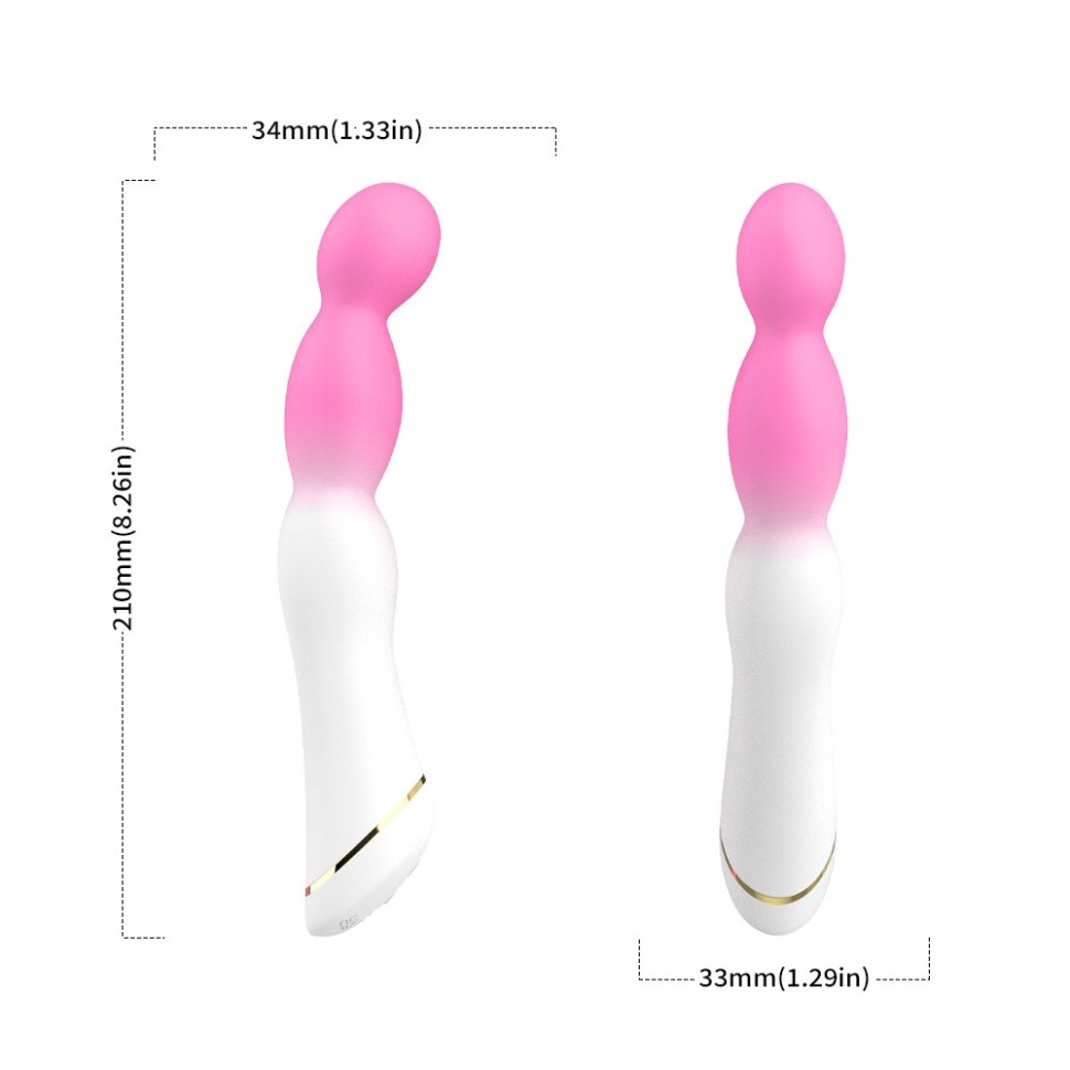 Оригинальный вибромассажёр L 215 мм D 33 мм, 9 режимов вибрации