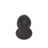 Силиконовая анальная пробка черная S (5.8*2.8cm)