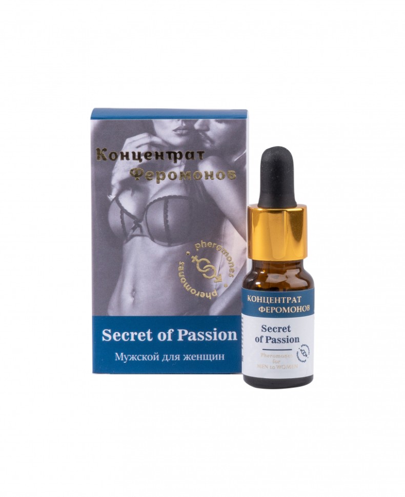 Концентрат феромонов Secret of Passion Мужской для Женщин 9мл.