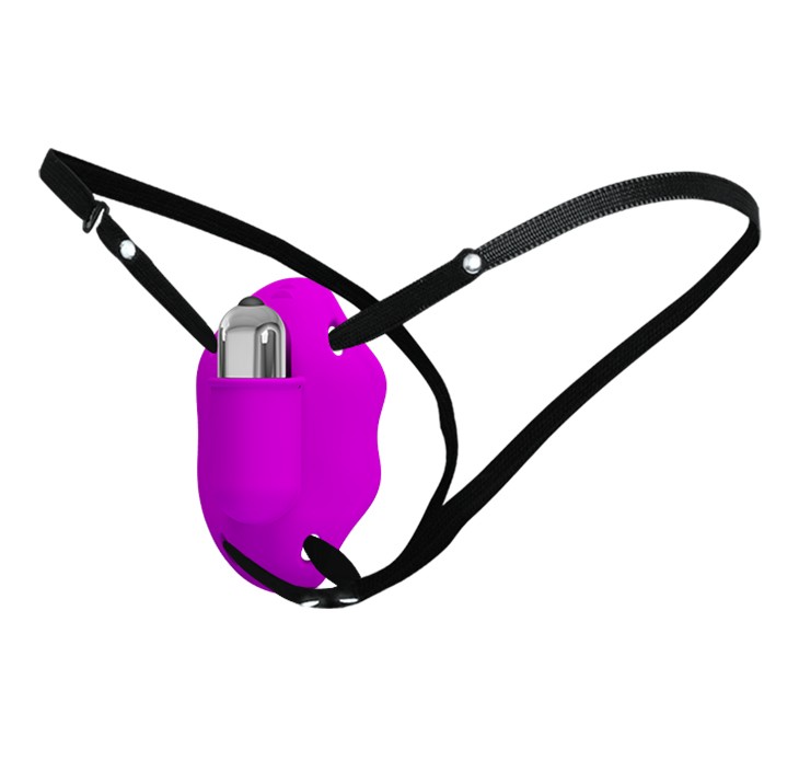 Нежный вибростимулятор на ремешках