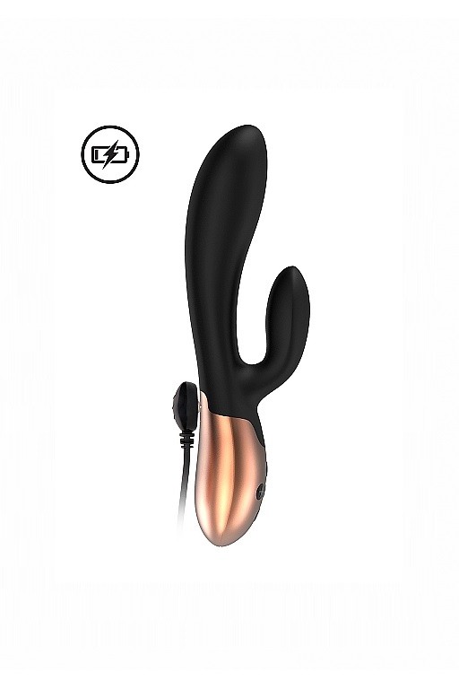 Вибромассажер кролик с вибрацией и функцией нагрева Exquisite