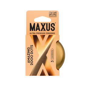 ПРЕЗЕРВАТИВЫ MAXUS AMAZING № 3 X-EDITION (точечные) в кейсе