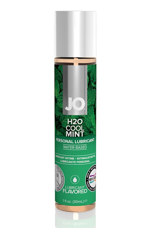Вкусовой лубрикант "Мята" JO Flavored Cool Mint H2O - 30 мл.