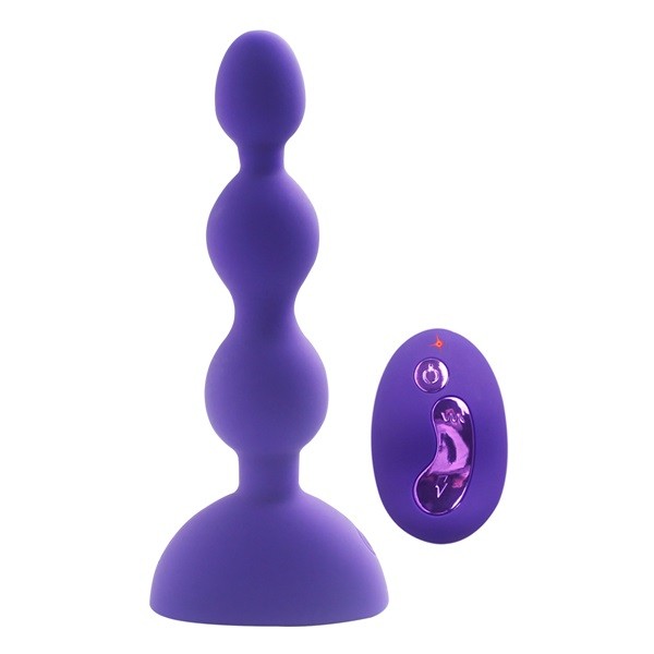 Анальный вибростимулятор с двумя моторами S purple