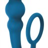 Анальная пробка с кольцом Spice it up Legend Aquamarine