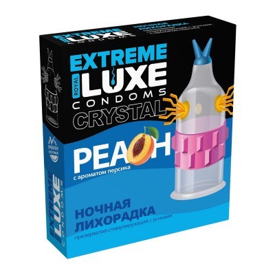 Презерватив LUXE EXTREME Ночная лихорадка (персик) 1 штука
