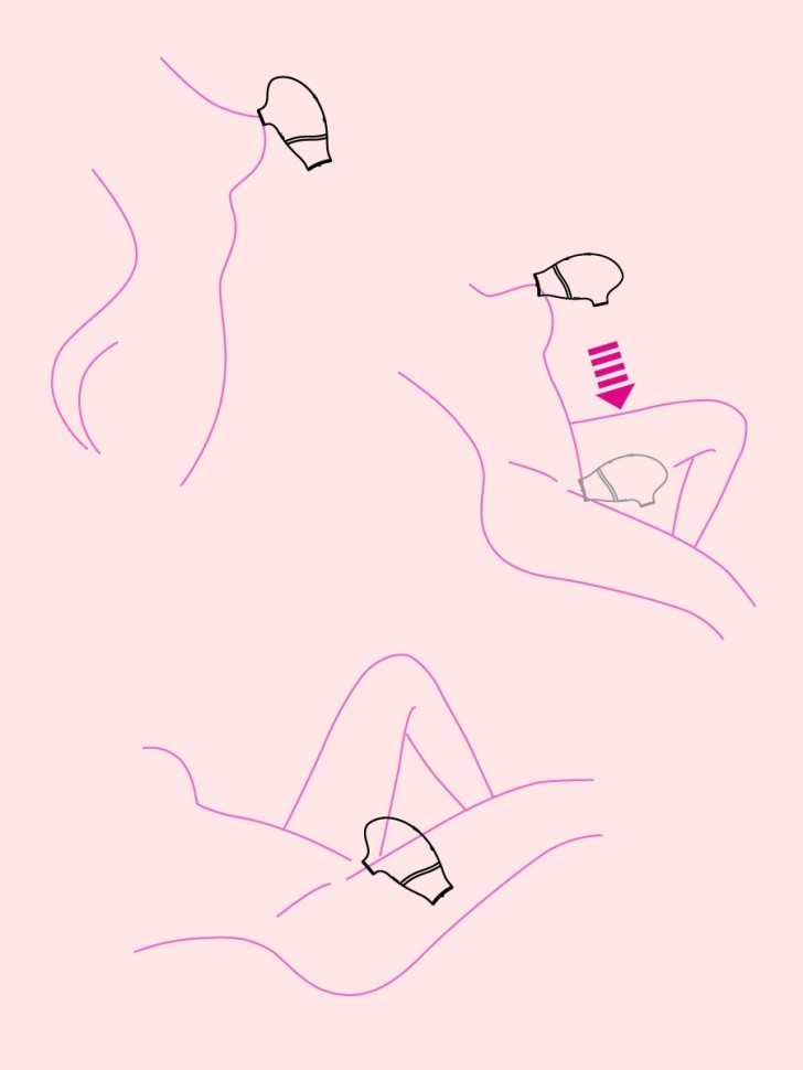 Мистер Факер Jubie (розовый) - лизалка+сосалка 2в1, 8.7x5.3 см