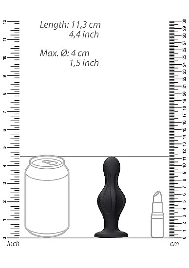 Анальная пробка Magic Butt Plug черная