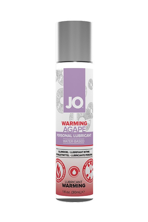Возбуждающий легкий гипоаллергенный лубрикант / JO Agape Warming 1 oz - 30 мл.