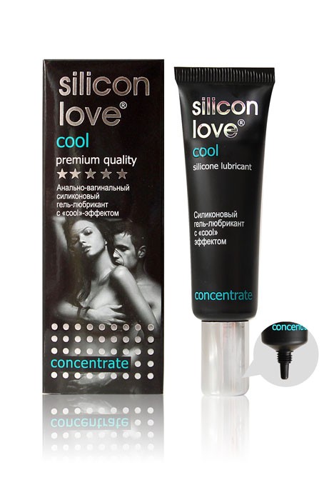 Гель - любрикант "Silicon love cool" 30г, силиконовый с холодком