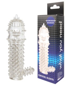 Насадка закрытая прозрачная &quot;Crystal sleeve&quot; L 142 мм D 35 мм