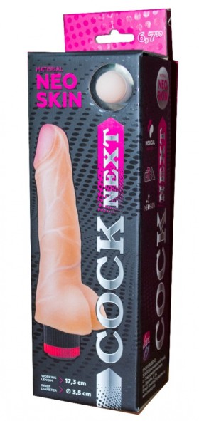 Вибромассажёр Cock Next 6&quot;7, длина- 17,3 см, диаметр- 3,5 см