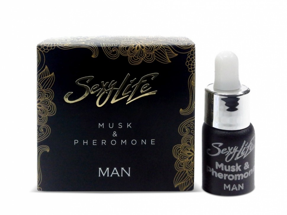 Духи Sexy life Концентрированные феромоны с мускусом Musk&Pheromone 5мл мужские