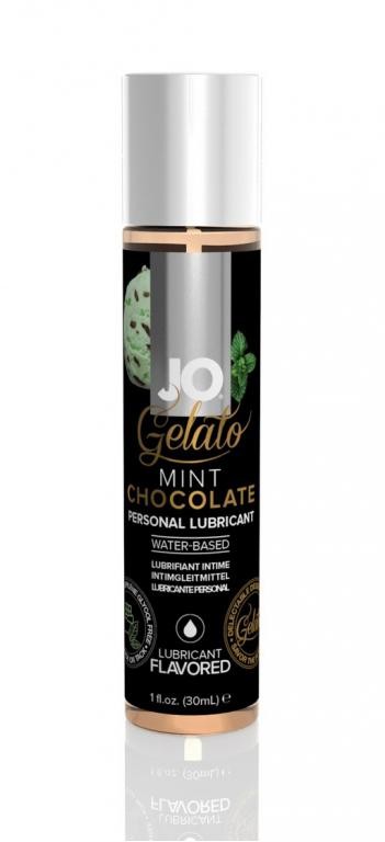 Вкусовой лубрикант "Мятный шоколад" JO Gelato Mint Chocolate - 30 мл.