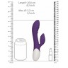 Вибромассажер кролик с функцией нагрева Sunburst Rechargeable Heating G-Spot Rabbit