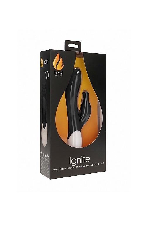 Вибромассажер кролик с функцией нагрева Ignite Rechargeable Heating G-Spot Rabbit