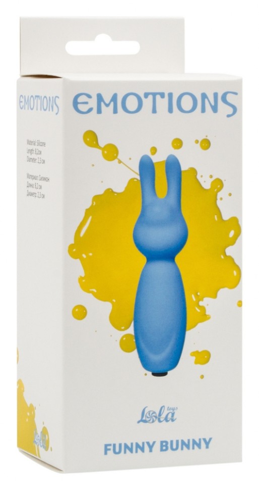 Мини вибратор Emotions Funny Bunny Blue