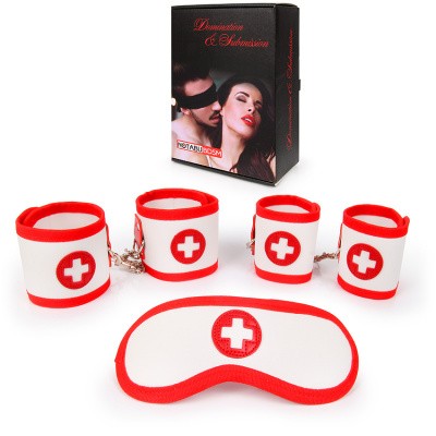 Комплект (наручники, оковы, маска) PVC