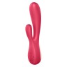 Вибромассажер Satisfyer Mono Flex с возможностью управления через приложение - красный