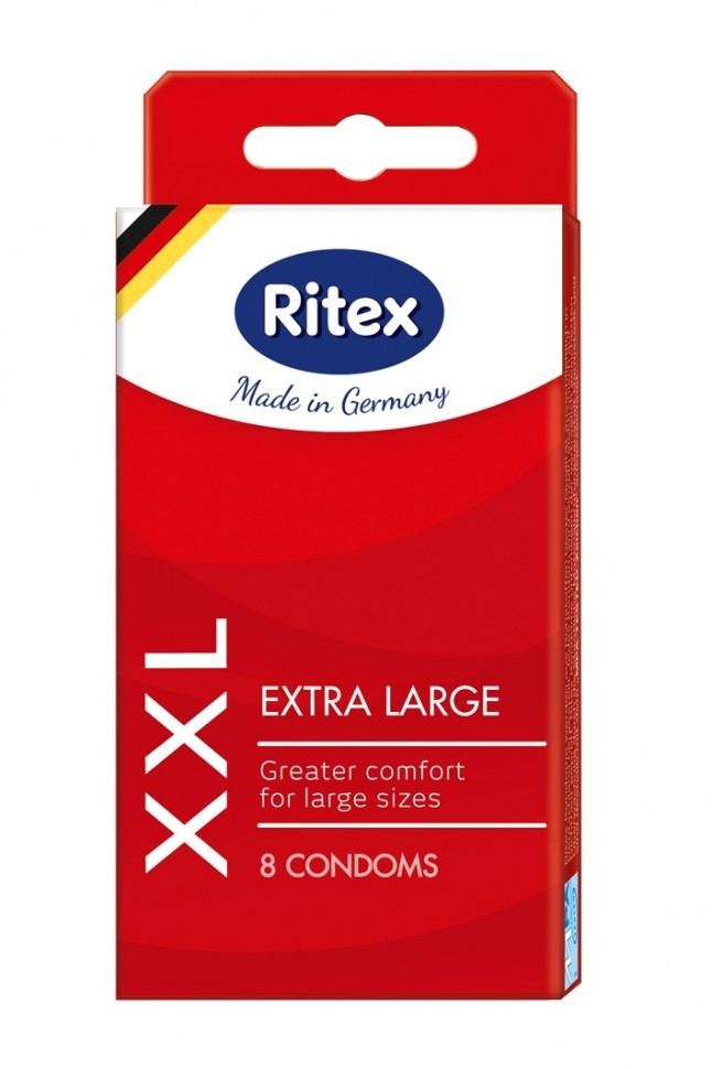 Презервативы "Ritex XXL № 8" (Увеличенного размера), 8 штук