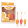 Набор необычных одинарных вагинальных шириков в виде магно Kegel Training Set Mango