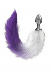 Анальная Пробка с Хвостом Diamond Starlit Purple